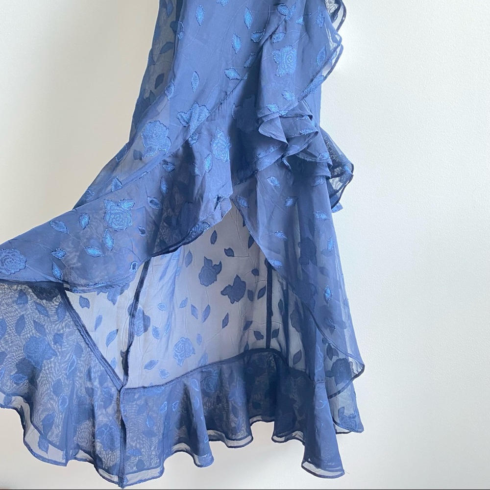 Lulu's Forever Be Floral Navy Blue Maxi Dress - Picture 6 of 6